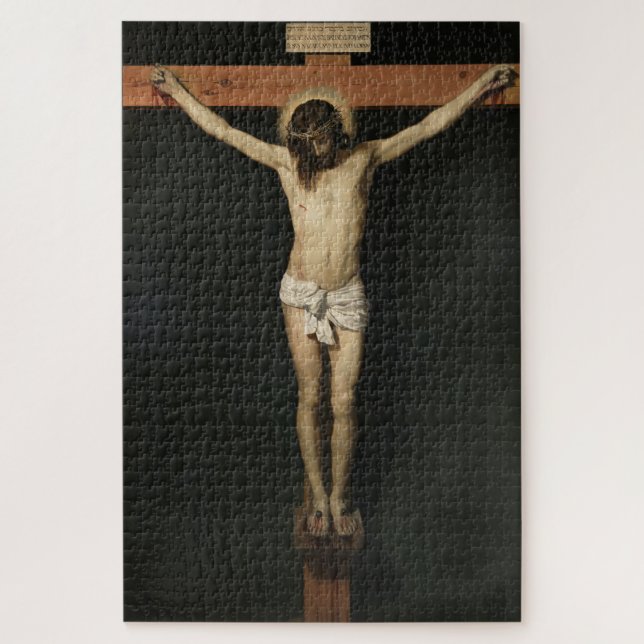 Christ Crucified on the Cross (Faith) (Velazquez) Jigsaw Puzzle (Vertical)