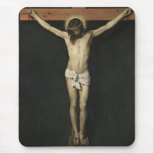 Christ Crucified on the Cross (Faith) (Velazquez) Mouse Pad