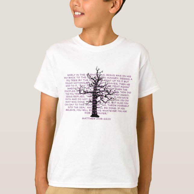 Christ Curses the Fig Tree T-Shirt (Front)