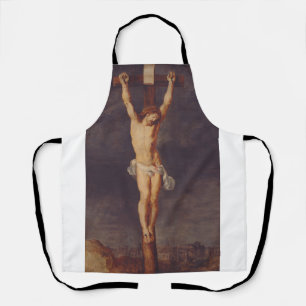 Christ dead on the cross by Peter Paul Rubens Apron