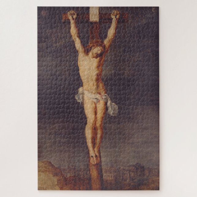 Christ dead on the cross by Peter Paul Rubens  Jigsaw Puzzle (Vertical)