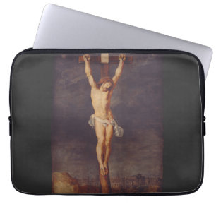 Christ dead on the cross by Peter Paul Rubens  Laptop Sleeve