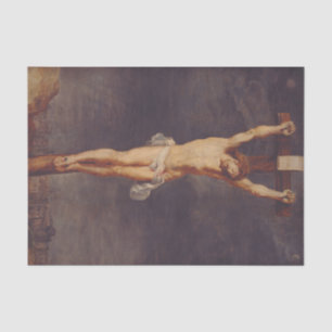Christ dead on the cross by Peter Paul Rubens Tissue Paper