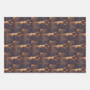 Christ dead on the cross by Peter Paul Rubens  Wrapping Paper Sheet