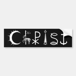 christ design 2 bumper sticker