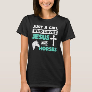 Christ Devotee Women Just A Girl Who Loves Jesus A T-Shirt