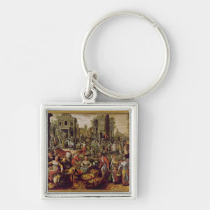 Christ displayed to the people key ring
