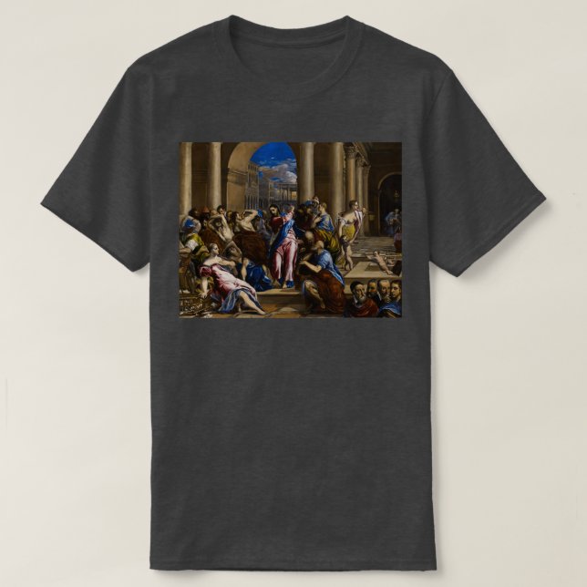 Christ Driving the Money Changers from the Temple  T-Shirt (Design Front)