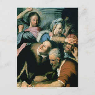 Christ Driving the Moneychangers Postcard