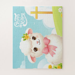Christ/Easter/lamb/cross Jigsaw Puzzle