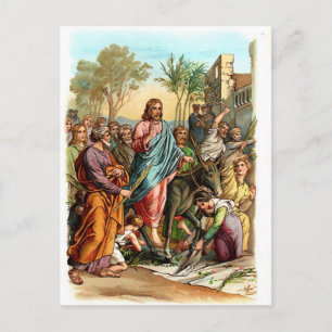 Christ Entering Jerusalem Postcard