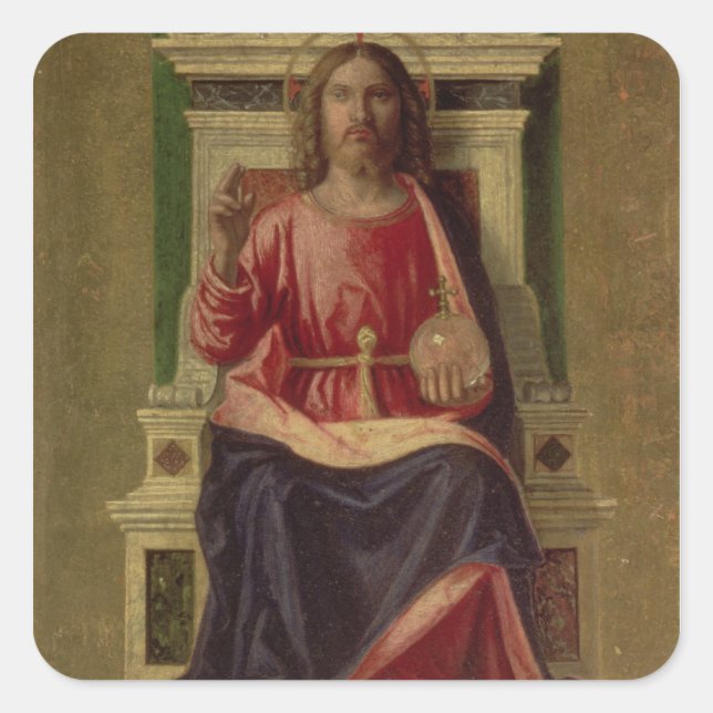 Christ Enthroned, c.1505 Square Sticker (Front)