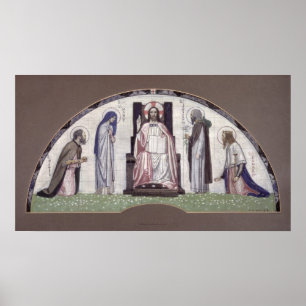 Christ Enthroned Poster