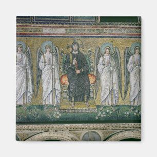 Christ enthroned with the angels 2 magnet