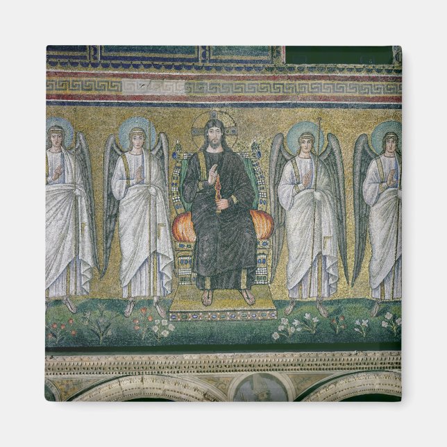 Christ enthroned with the angels 2 magnet (Front)