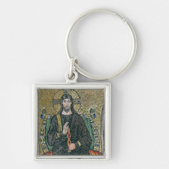 Christ enthroned with the angels key ring (Front)