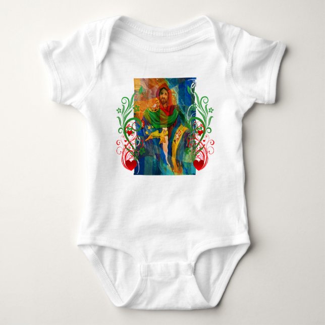 Christ for the PortugueseT-Shirt Baby Bodysuit (Front)