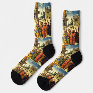 Christ Giving the Keys to Saint Peter Socks