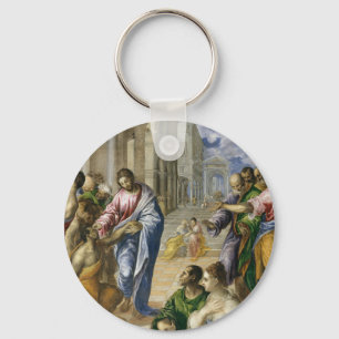 Christ Healing the Blind Key Ring