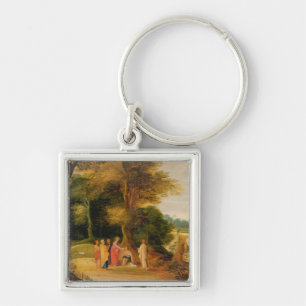 Christ Healing the Blind Man Key Ring