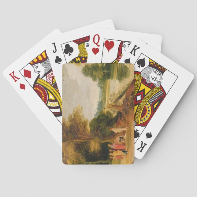 Christ Healing the Blind Man Playing Cards (Back)