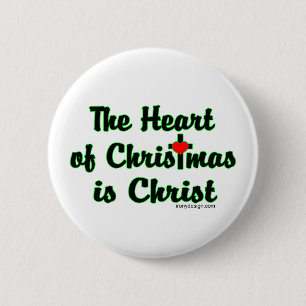 Christ in Christmas 6 Cm Round Badge