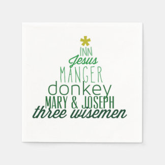 Christ in Christmas napkin