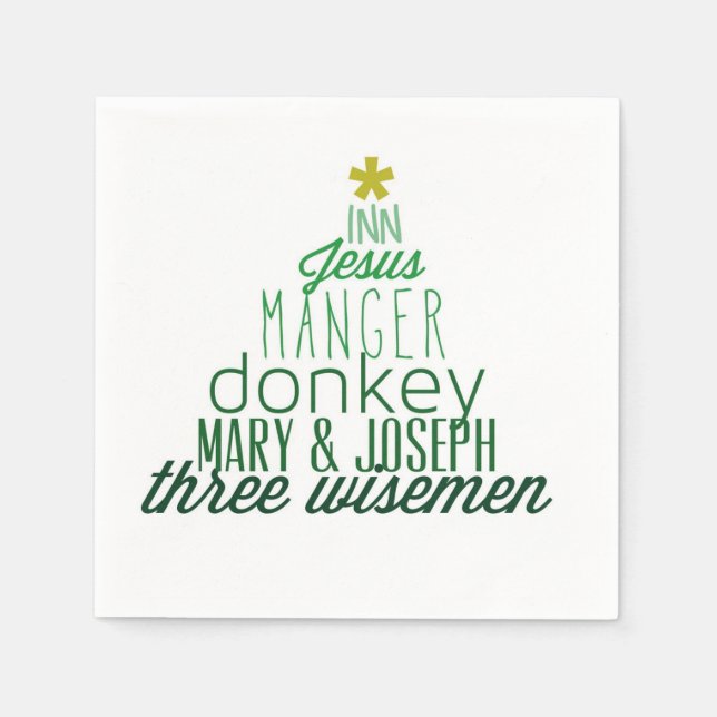 Christ in Christmas napkin (Front)