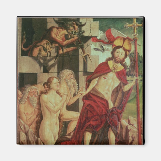 Christ in Hell Magnet (Front)