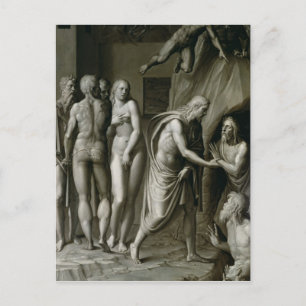 Christ in Limbo Postcard