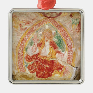 Christ in Majesty Metal Ornament