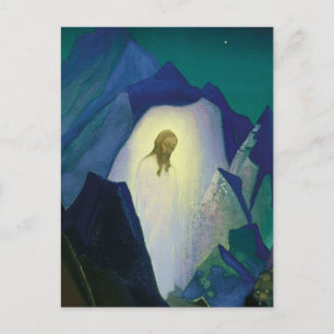 “Christ in the Desert” by Nicholas Roerich Postcard
