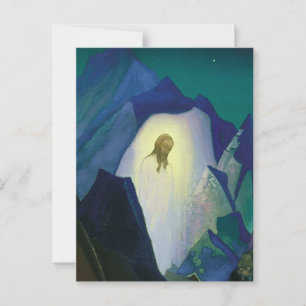 “Christ in the Desert” by Nicholas Roerich Postcard