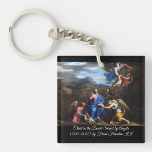 Christ in the desert key ring