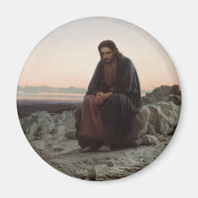 Christ in the Desert Magnet (Front)