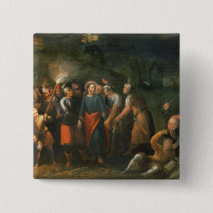 Christ in the Garden of Gethsemane 15 Cm Square Badge