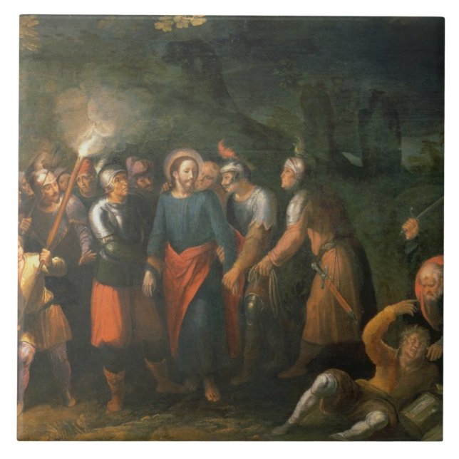 Christ in the Garden of Gethsemane Ceramic Tile (Front)