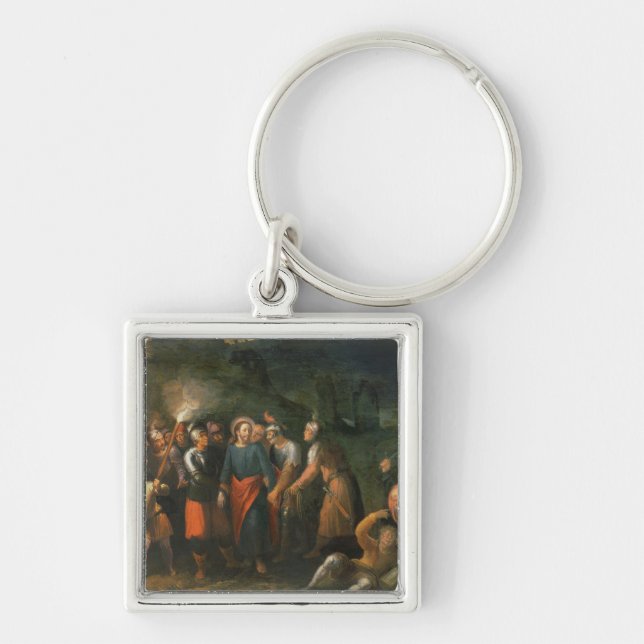Christ in the Garden of Gethsemane Key Ring (Front)