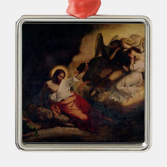 Christ in the Garden of Olives, 1827 Metal Ornament (Front)