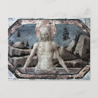 Christ in the grave by Jacopo Bellini Postcard