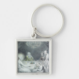 Christ in the House of Martha and Mary Key Ring
