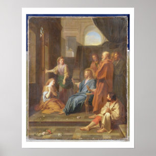 Christ in the House of Martha and Mary Poster