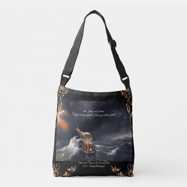 Christ in the Storm Crossbody Bag (Front)