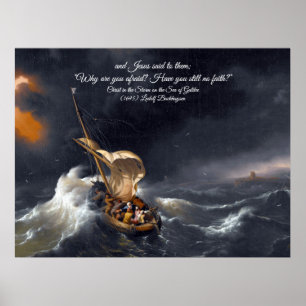 Christ in the Storm Poster