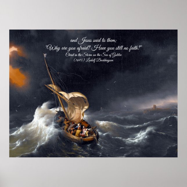 Christ in the Storm Poster (Front)