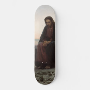Christ in the Wilderness (by Ivan Kramskoi) Skateboard