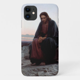 Christ in the Wilderness, Ivan Kramskoi iPhone 11 Case