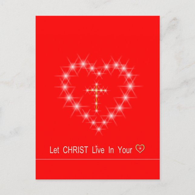 Christ in Your Heart Postcard (Front)