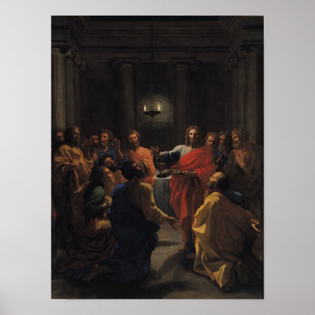 Christ Instituting the Eucharist Poster (Front)