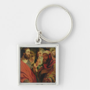 Christ Instructing Nicodemus Key Ring